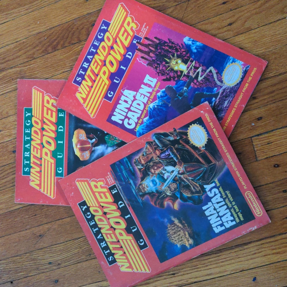Vintage 90s Nintendo Power Strategy Guides